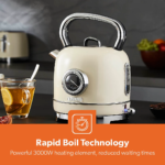 Geepas GK38074-CR Electric Kettle, 1.8L Stainless Steel - Image 2