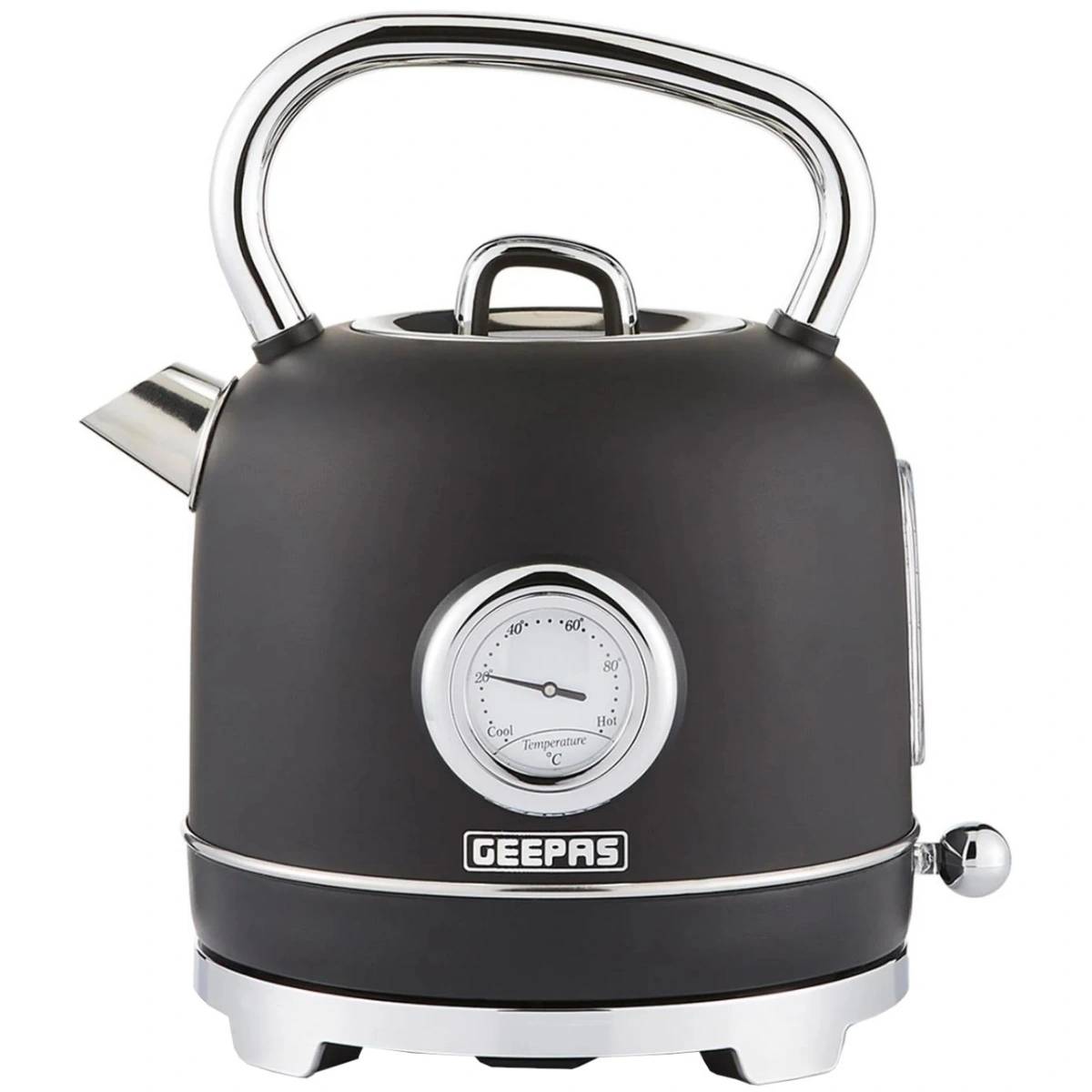 img_3812 Geepas GK38074 BK Electric Kettle – 1.8L Stainless Steel, 3000W Fast Boil, Water-Level Indicator & Auto Shut-Off - Image 1