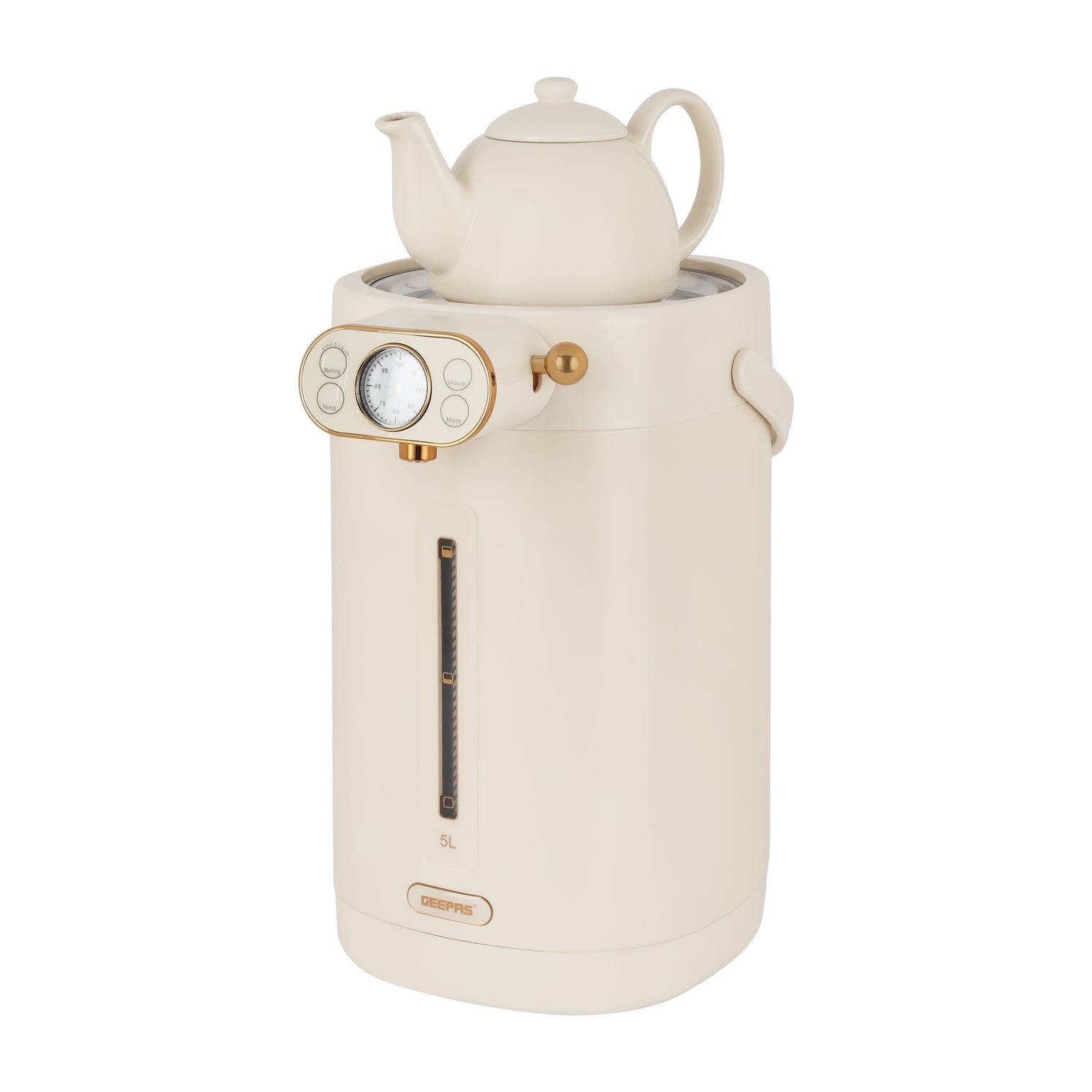 img_3815 GEEPAS GEV27026 5L Electric Thermo Pot – Stainless Steel Inner Pot - Image 1