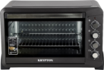 Krypton Electric Oven with Rotisserie & Convection, 2800W, KNO6356 100L Capacity, Black - Image 2