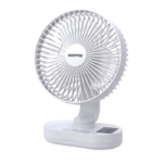 Geepas 8-inch Rechargeable Fan with Night Light, GF21157