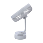 Geepas 8-inch Rechargeable Fan with Night Light, GF21157 - Image 2