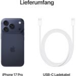 Apple iPhone 17 Pro - 6.3" 12GB RAM 256GB ROM 48MP 3998mAh - Deep Blue - Image 3