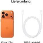 Apple iPhone 17 Pro Max - Dual SIM 6.9" 12GB RAM 512GB ROM 48MP 4823mAh - Cosmic Orange - Image 3