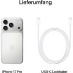 Apple iPhone 17 Pro Max - Dual SIM 6.9" 12GB RAM 512GB ROM 48MP 4823mAh - Silver - Image 3
