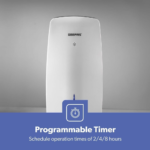 Geepas GAP63073 Wi-Fi Smart Air Purifier & Humidifier, 1.5L Ultrasonic, 360° Mist, Quiet Operation - Image 2