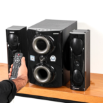 Geepas 2.1 CH Multimedia Speaker System with Remote Control- GMS8507N/ USB, SD, FM, Bluetooth - Image 3
