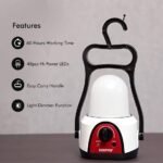 Geepas GE5562 Rechargeable Camping Lantern, 48 Pcs LED Light Dimmer Function