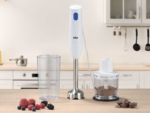 Braun Hand Blender, 450W, Stainless Steel Blades with Chopper & Plastic Beaker, MQ10.201MWM - Image 2
