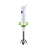 Braun MultiQuick Hand Blender, 450W, Stainless Steel Blades with Plastic Beakers, MQ10.001MWH