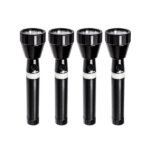 Geepas Torch 4Pcs Rechargeable LED Flashlight 216.5 Mm GFL4668