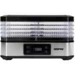 Geepas 520w Digital Food Dehydrator – Food Dryer With 5 Large Trays, Adjustable Temperature & Timer Settings - Image 2