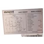 Aiwa Aiwa 200 Litres Chest Freezer - Grey - Image 2