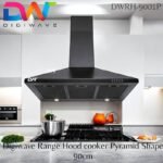 DWRH9001B Range Hood Color Black 90CMS/Double Motor Lamp 1.5W x 2