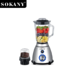 SOKANY SK-03031 Multi-Purpose Blender 800W Blender With 5-Speed & 1.5L Glass Cup