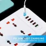 Extension Power Strip PLug BkL-22 White - Image 3