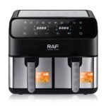 RAF R.5292 New Products Double Basket Electric Kitchen Appliance 4L+4L Touch Screen Air Fryer