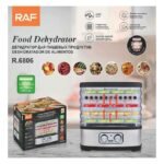 RAF R.6806 Electric Food Dehydrator for Fruits And Vegetables With 5 Layer Trays-Silver
