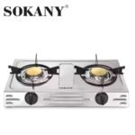 Sokany SK-07022 Stainless Steel Gas Cooker 2 Burners