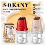 Sokany SK06009 Food Chopper 700ml - Multicolour - Image 2