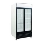 Venus 800L 2-Door Showcase Refrigerator, Auto Closing Doors, Inner Light, Lockable | VUSC800