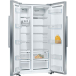 Bosch 616 Litres American Side By Side Fridge Freezer w/ Antifingerprint | KAN93VIFPG - Image 2