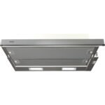 Bosch Series 2 Telescopic Cooker Hood 60cm, 305 m³/h Extraction, Silver Metallic Built‑In DFT63CA50M