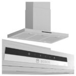 Bosch Built-in Serie 4, 90cm Island Chimney Hood, Stainless Steel | DIB97IM50M - Image 2