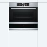 Bosch Serie 8 BIC630NS1B Built-in Warming Drawer, Brushed Steel - Image 2