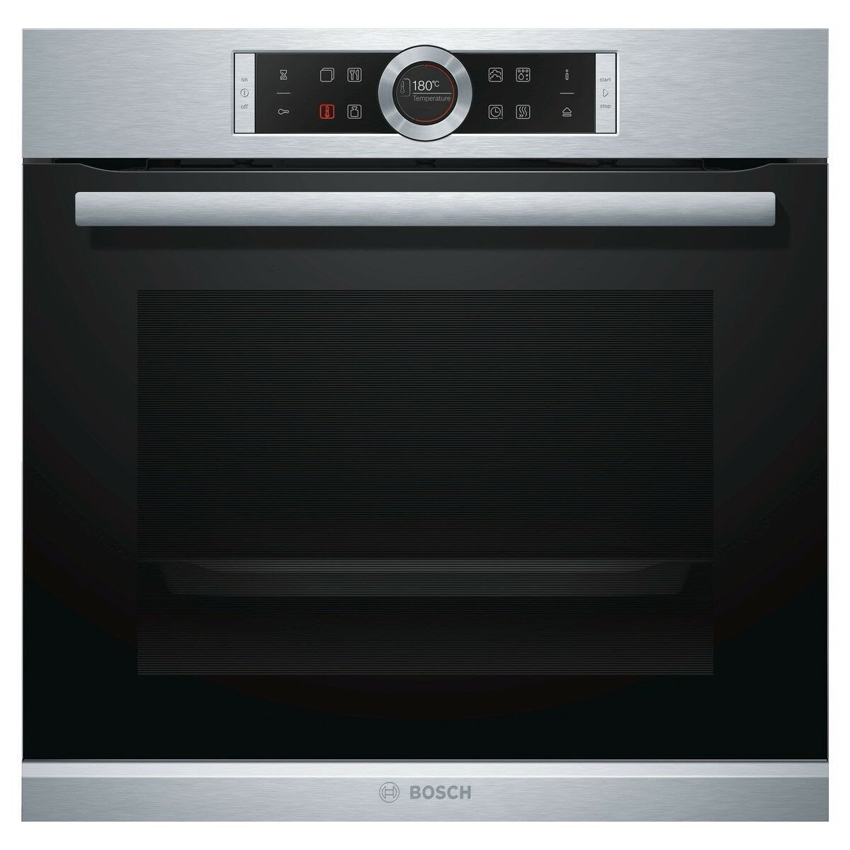 img_4975 Bosch Serie 8 HBG634BS1B Multifunction Electric Built-in Single Oven in Stainless Steel - Image 1