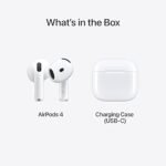 Apple AirPods 4 Wireless Earbuds, Bluetooth Headphones