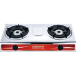 Globalstar gs-s206zb Stainless Steel Double Burner Gas Stove – Silver