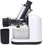 Philips Viva Collection Masticating Juicer Hr1887/81 XL Tube, 70 Mm Quick Clean, White, White/Black