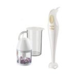 PHILIPS HR1351/C Hand Blender with Chopping Attachment, 250W (White)