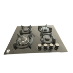 IQRA Built-in Gas Hob, 4 Burners, Flame Failure Device, Auto-Ignition, Glass Top