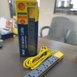 Dr. Volt 5- Way Power Extension Cable With Built-in Surge Protection