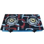 IQRA Double Burner Gas Stove IQ-GS2BG – Glass