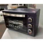 IQRA 19 Litre Premium Electric Oven IQ-EO22, 60 Minute Timer, Low Power Consumption Of 1280W, Comes With Oven Lamp, Has a Rotisserie, Baking Tray And Grill