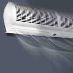IQRA 1.2m Air Curtain with Remote Control IQ-ACF1212Q; 2200m³/h Air Volume, Cross Flow, 220V/50Hz