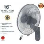 IQRA 16-inch Wall Fan with Remote, 50 watts, 3 Speeds (IQ-WF019R)