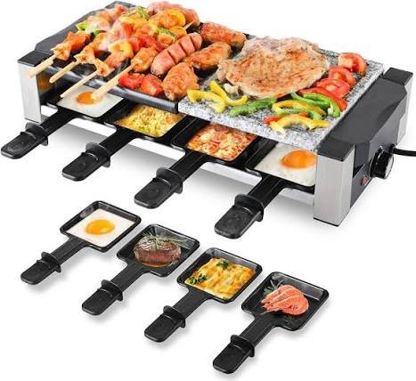 img_5413 Saysonapps Raclette Grill With Granite Stone Grill Top Model SBBQ-4418 - Image 1