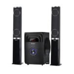 Mewe 3.1ch Extra Bass Speaker System With Bluetooth - Black mw-6351bt 3.1 tall boy