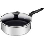 Tefal Primary 24cm Non-stick Saute Pan, Induction, E3093204 – Premium Stainless Steel