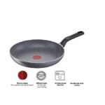 TEFAL Cook Natural 30 cm Non-Stick Aluminium Granite Fry Pan B5790742 – Grey