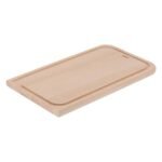 Tefal Wooden Chopping Board, 41 x 24 x 2 cm, FSC Certified Beech Wood, Robust, Juice Groove, Medium, Comfort K2215504