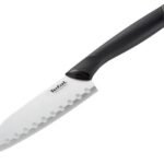 TEFAL Comfort Santoku Knife K2213604; 12cm Knife with soft-touch ergonomic handle