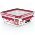 TEFAL 700ml Rectangular Master Seal Fresh Glass, Food Container, Food Storage, Stackable, Compatible with Oven and Freezer, N1040610