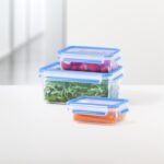 Tefal K3021812 Masterseal Fresh Rectangular Plastic Food Storage Container 0.8 L Blue