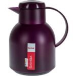 Tefal Samba Jug, Vacuum Flask, 1- Liter, Glass Liner K3035312 – Translucent Aubergine
