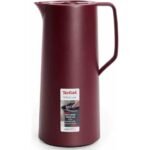 Tefal Motiva Jug, Vacuum Flask, 1- Liter, Glass Liner N4170210 – Red Wine